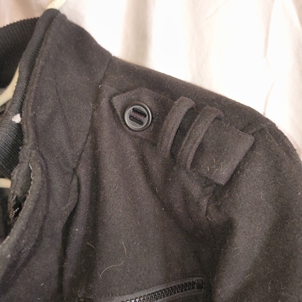 Rock & Republic Black Military-Style Field Jacket - Picture 7 of 7